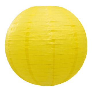 Lampion aus Nylon, für Innen- & Außenbereich     Groesse: Ø 60cm    Farbe: gelb