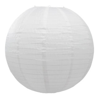 Lampion aus Nylon, für Innen- & Außenbereich     Groesse: Ø 60cm    Farbe: weiß