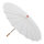 Schirm aus Nylon/Bambus, für Innen- & Außenbereich     Groesse: Ø 82cm    Farbe: weiß