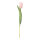 Tulpe am Stiel aus Kunststoff/Kunstseide, biegsam, Real-Touch Effekt     Groesse: 36cm, Ø4cm Blüte    Farbe: rosa