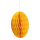 Honeycomb egg out of kraft paper, with magnetic closure & hanger     Size: Ø 30cm    Color: yellow