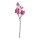 Magnolia spray with 5 flowers & 2 buds, out of artificial silk/plastic, flexible     Size: 49cm, stem: 26cm    Color: fuchsia