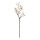 Magnolia spray with 5 flowers & 2 buds, out of artificial silk/plastic, flexible     Size: 49cm, stem: 26cm    Color: white