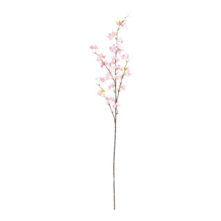 Cherry blossom spray out of artificial silk/plastic, flexible     Size: 109cm, stem: 50cm    Color: pink