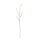 Cherry blossom spray out of artificial silk/plastic, flexible     Size: 109cm, stem: 50cm    Color: white