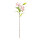 Lily 3-fold, out of plastic/artificial silk, flexible, 2 blossom, 1 bud     Size: 75cm, stem: 43cm    Color: pink