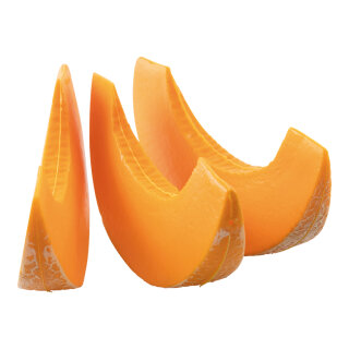 Melonenscheiben 3 Stk., aus Kunststoff, im Beutel     Groesse: 18x4cm    Farbe: orange