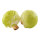 White cabbages 2 pcs., out of plastic, in bag     Size: 13x12cm    Color: green
