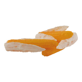 Maiskolben 3 Stk., aus Kunststoff, im Beutel     Groesse: 22x6cm    Farbe: gelb