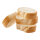 Brotscheiben 4 Stk., aus Kunststoff, im Beutel     Groesse: 9x5cm    Farbe: weiß/beige