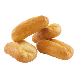 Breads 4 pcs, out of plastic, in bag     Size: 10x6cm    Color: light brown