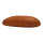 Brot aus Kunststoff     Groesse: 33x12,5cm    Farbe: braun     #