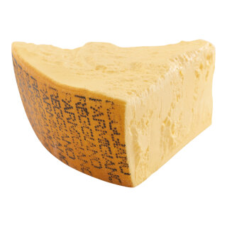 Quarter of parmesan out of plastic     Size: 20x18cm    Color: yellow