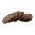 patty slices 6 pcs, out of plastic, in bag     Size: Ø10cm    Color: brown