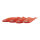 Meeräschen 4 Stk., aus Kunststoff, im Beutel     Groesse: 21,5x5,5cm    Farbe: rot     #