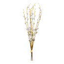 Willow catkin branches 3-fold, out of plastic     Size:...