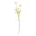 Daisy on stem 5-fold, out of artificial silk/ plastic, flexible     Size: 50cm, stem: 28cm    Color: white/green