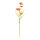 Daisy on stem 5-fold, out of artificial silk/ plastic, flexible     Size: 50cm, stem: 28cm    Color: orange/green