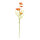 Daisy on stem 5-fold, out of artificial silk/ plastic, flexible     Size: 50cm, stem: 28cm    Color: orange/green