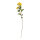 Jasminblüte am Stiel aus Kunstseide/Kunststoff, biegsam     Groesse: 60cm, Ø3,5cm    Farbe: gelb
