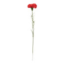 Carnation on stem out of artificial silk/ plastic,...