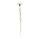 Carnation on stem out of artificial silk/ plastic,...