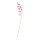 Orchid on stem out of artificial silk/ plastic, flexible, 2 buds 8 flowers     Size: 100cm    Color: pink/white