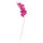 Orchid on stem out of artificial silk/ plastic, flexible, 2 buds 8 flowers     Size: 100cm    Color: fuchsia