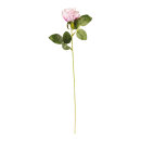 Rose on stem out of artificial silk/ plastic, flexible...