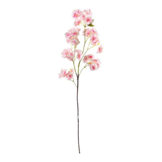 Cherry blossom spay out of artificial silk/ plastic, flexible     Size: 100cm, stem: 46cm    Color: pink