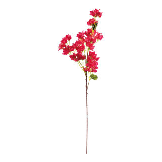 Bougainvillea spray out of artificial silk/ plastic, flexible     Size: 117cm, stem: 53cm    Color: fuchsia