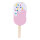 Ice cream with stick out of styrofoam/wood     Size: 50x19x5cm, stick: 18,5cm    Color: pink/multicoloured