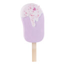 Ice cream with stick out of styrofoam/wood     Size:...