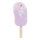 Ice cream with stick out of styrofoam/wood     Size: 50x19x5cm, stick: 18,5cm    Color: purple/white