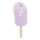 Ice cream with stick out of styrofoam/wood     Size: 50x19x5cm, stick: 18,5cm    Color: purple/white