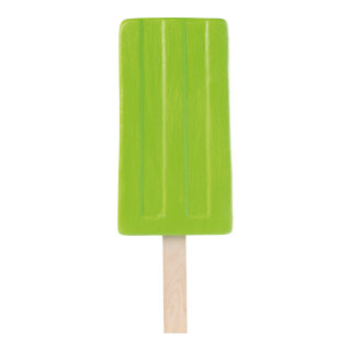 Ice cream with stick out of styrofoam/wood     Size: 50x18x5,5cm, stick: 16cm    Color: green