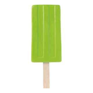 Ice cream with stick out of styrofoam/wood     Size: 50x18x5,5cm, stick: 16cm    Color: green