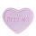 Herz mit Schriftzug »KISS ME« aus Styropor, Schriftzug einseitig, mit Hänger     Groesse: 35x40x3,5cm    Farbe: violett/pink