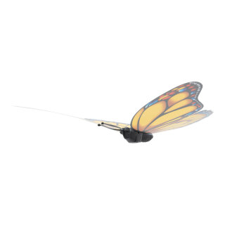 Butterfly out of plastic, with hanger     Size: 21x30cm    Color: yellow