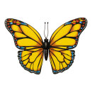 Butterfly out of plastic, with hanger     Size: 21x30cm...