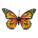 Butterfly out of plastic, with hanger     Size: 21x30cm...