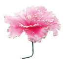 Blossom out of fabric, with short stem, flexible...