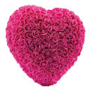 Rose heart 3D, out of polystyrene/foam     Size: 25cm...