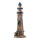 Leuchtturm mit Deko aus Holz/Tau     Groesse: 38x13x13cm    Farbe: naturfarben/blau