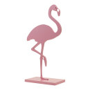 Flamingo auf Bodenplatte aus MDF     Groesse: 50x25cm,...