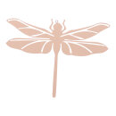 Dragonfly out of plywood, with hanger     Size: 20x15cm,...