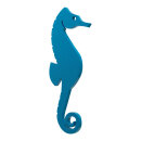 Sea horse out of MDF, with hanger     Size: 40x13cm,...