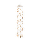 Wind chime with real shells, with S-hook, for hanging...