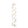 Wind chime with real shells, with S-hook, for hanging     Size: 75x12cm    Color: white/natural-coloured