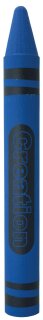 Wax crayon out of styrofoam, self-standing     Size: 80x9cm    Color: blue/black